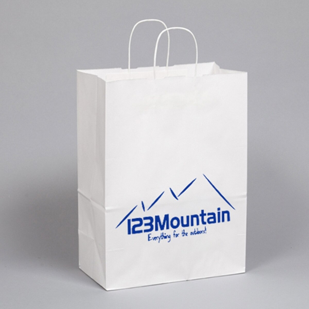 White Kraft Paper Custom PRINTED Sh